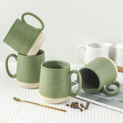 HASENSE regalo tazas porcelana 15oz juego de 4 para ocasión especial