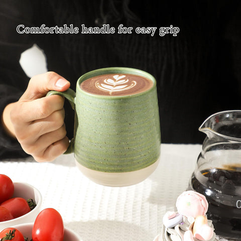 HASENSE uso diario: tazas grandes para café, té o chocolate caliente.