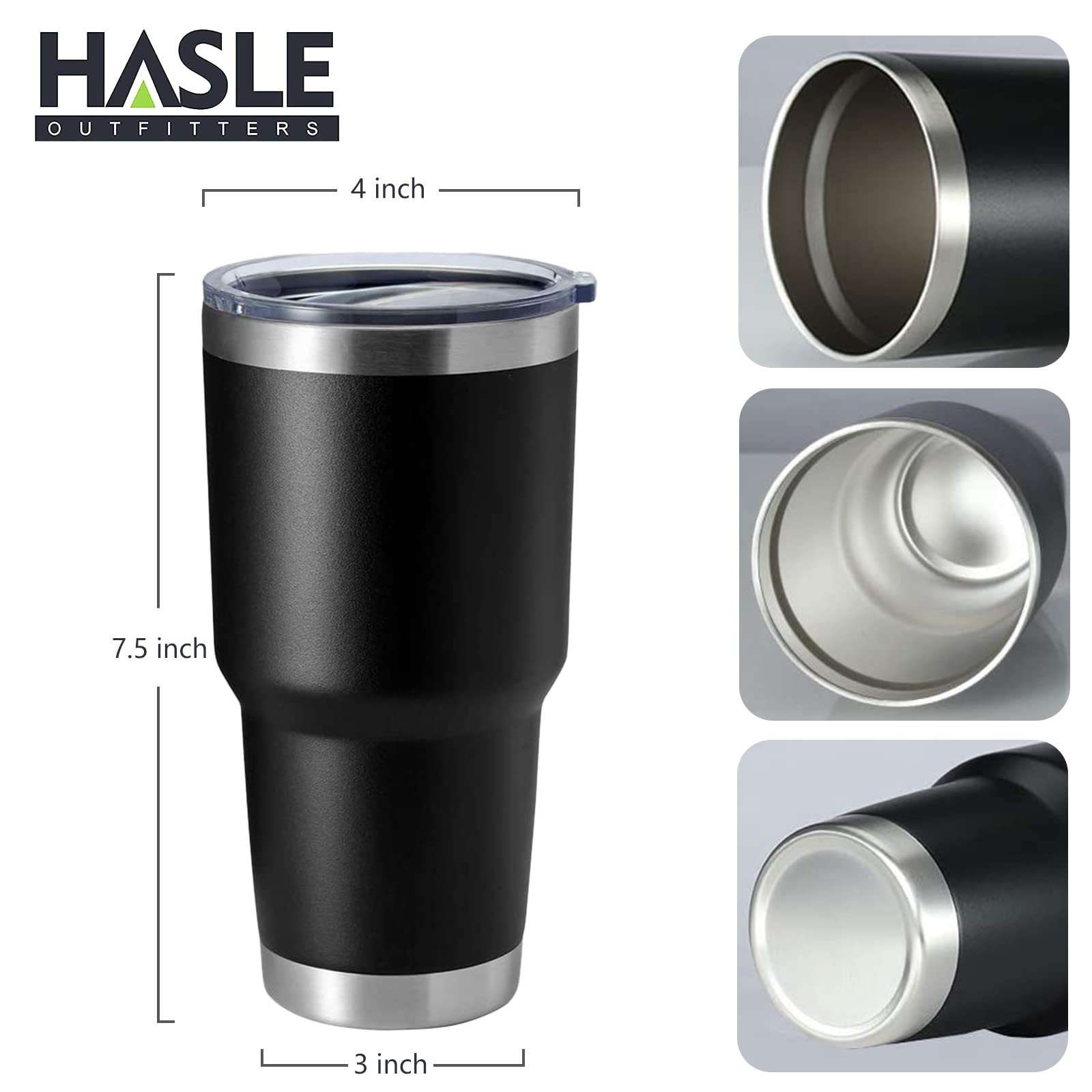 HASLE OUTFITTERS 30oz tapa desmontable facilita limpieza y evita derrames en el camino