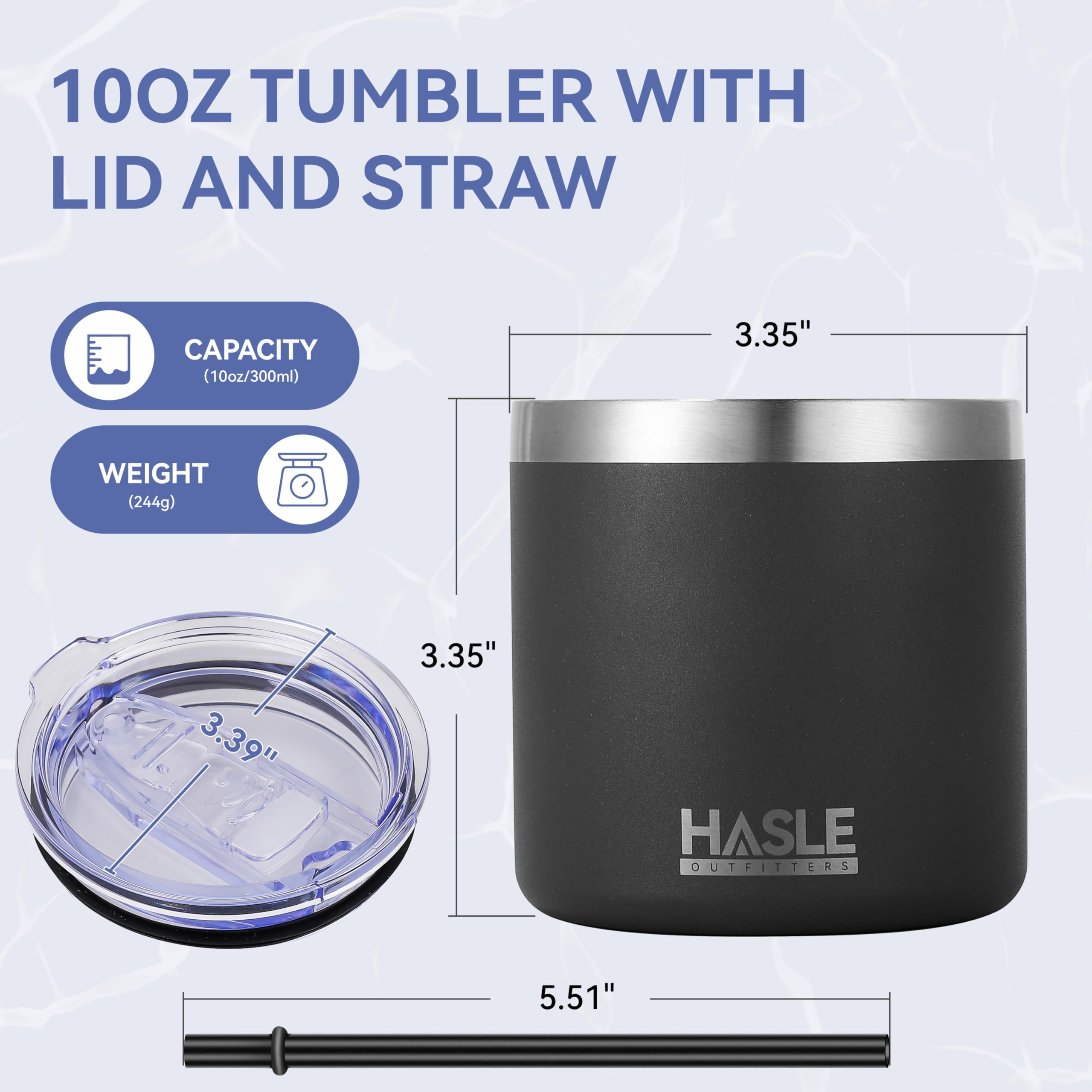 HASLE OUTFITTERS acabado mate anti-sudor y antideslizante para un agarre seguro.