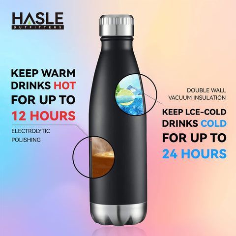 Acero inoxidable 304 de HASLE, duradero y libre de BPA para uso diario