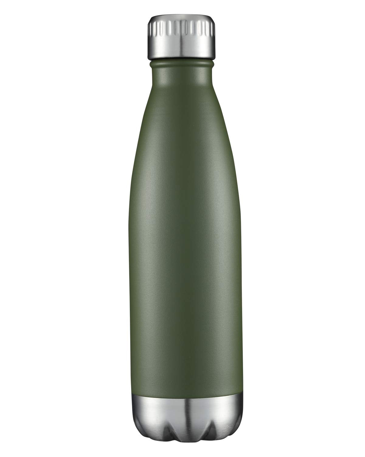 Botella HASLE OUTFITTERS de acero inoxidable con aislamiento doble y recubrimiento en polvo para temperatura estable.