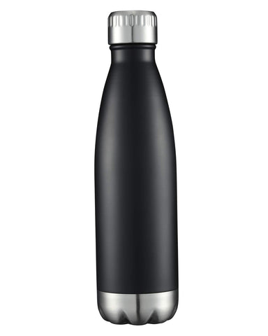 HASLE OUTFITTERS 17oz exterior negra, mantiene bebidas a temperatura