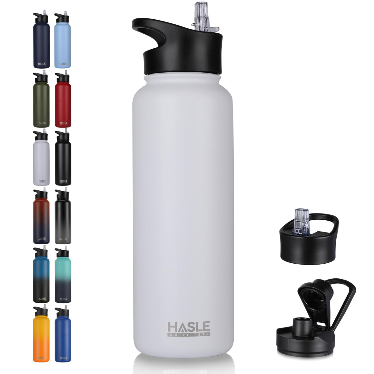 HASLE OUTFITTERS botella 40oz con aislamiento doble para bebidas frías y calientes