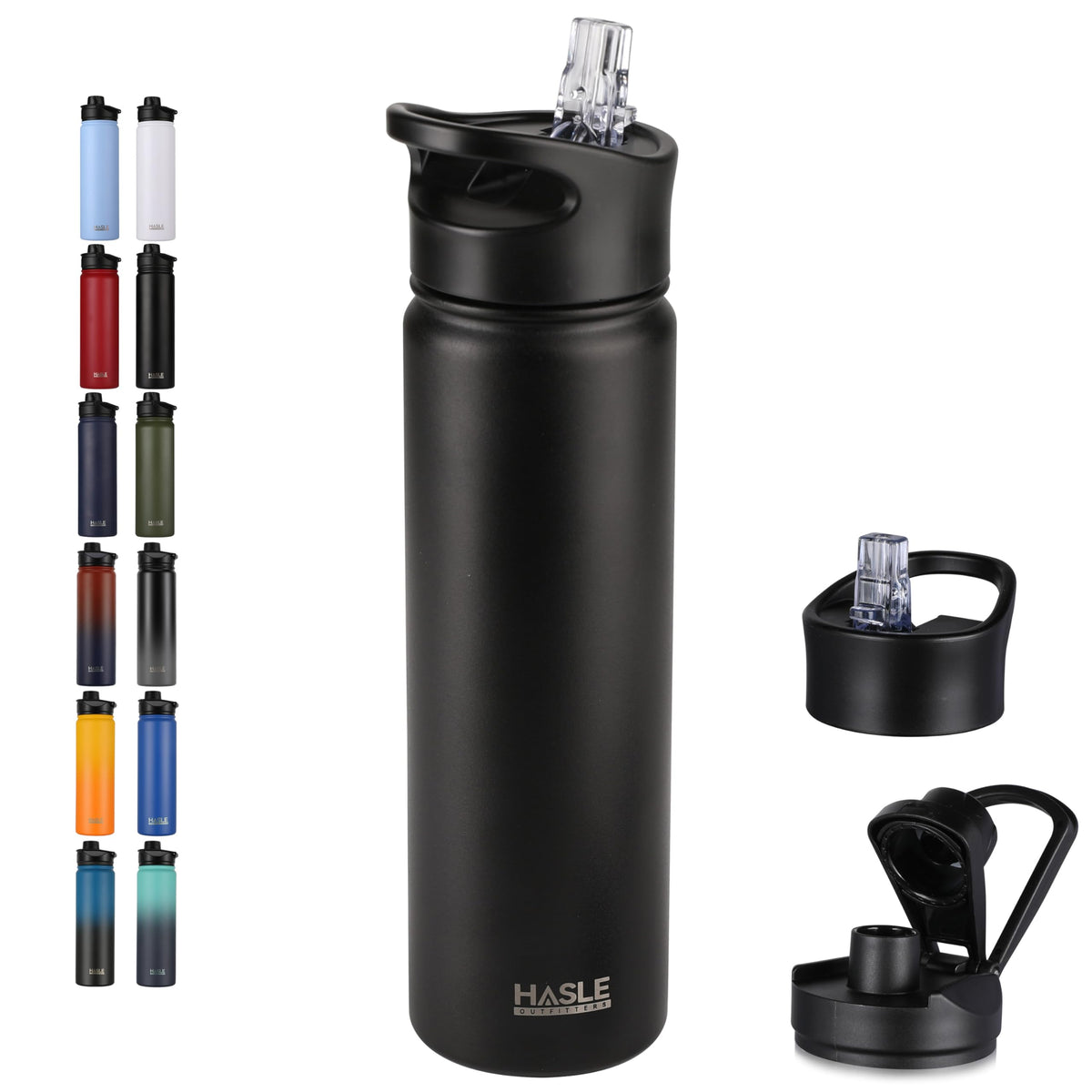 Botella HASLE OUTFITTERS 22 onzas vista general para uso diario y viaje