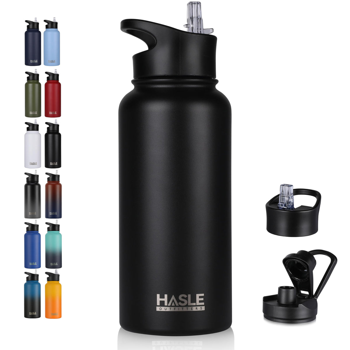 HASLE OUTFITTERS botella aislada de doble pared mantiene bebidas frías o calientes