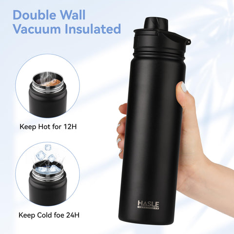 HASLE OUTFITTERS, doble pared de acero inoxidable para temperatura constante