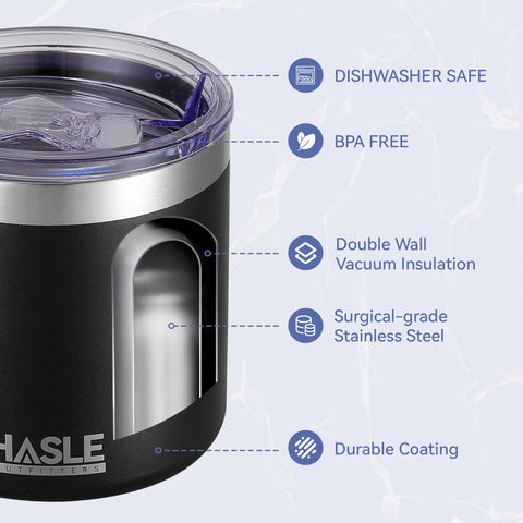 HASLE OUTFITTERS tapa deslizante a prueba de fugas para evitar derrames.