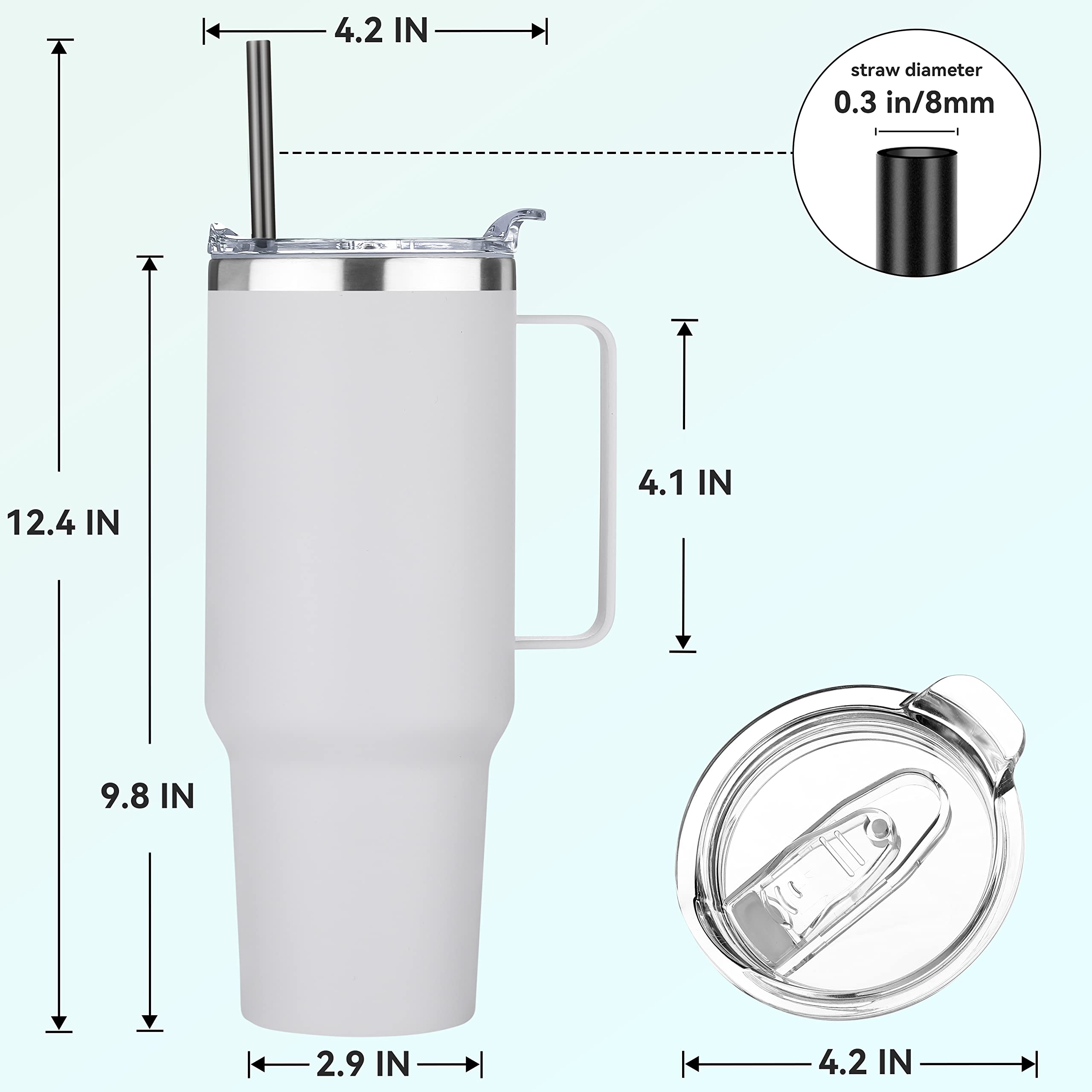 HASLE OUTFITTERS taza con aislamiento doble mantiene bebidas frías o calientes.