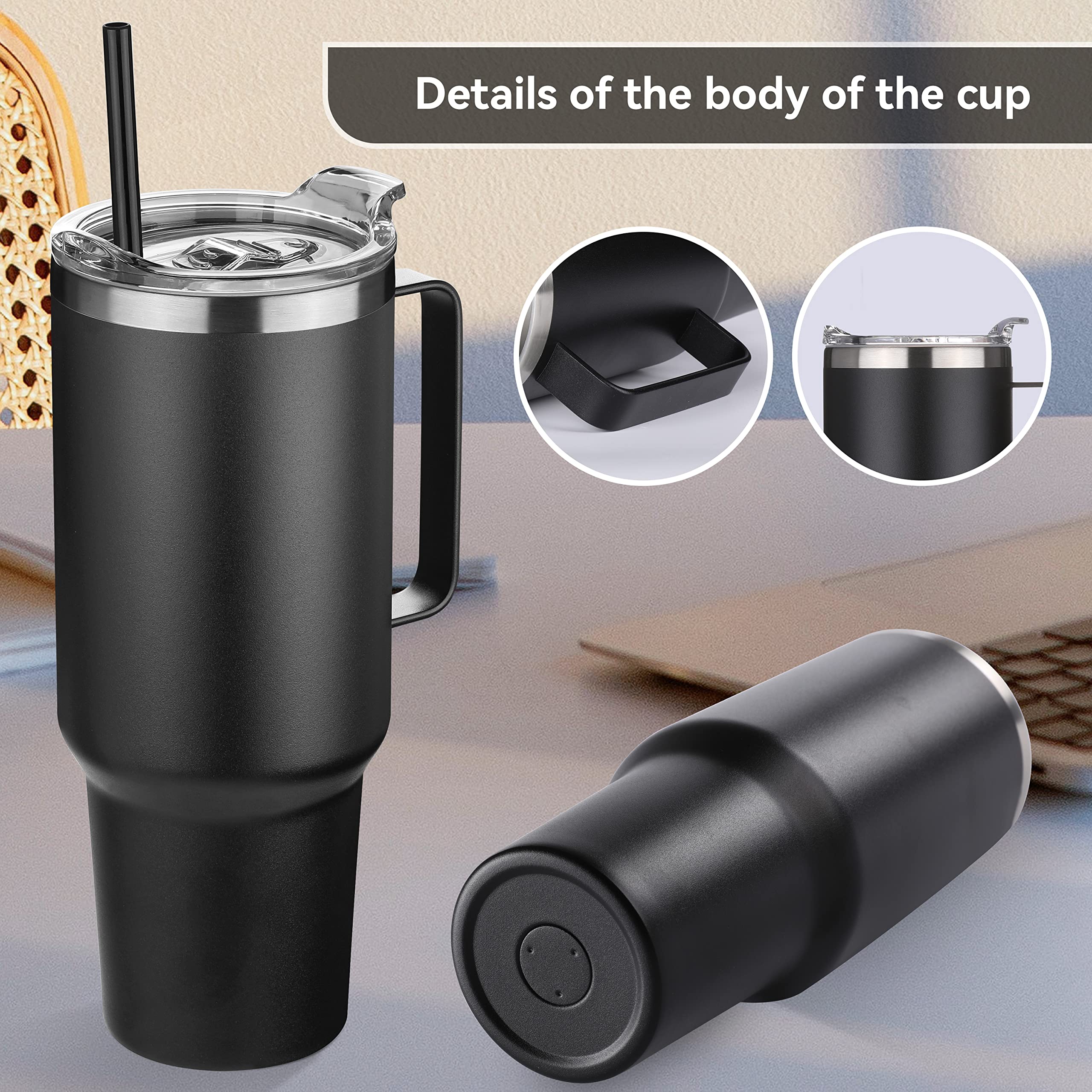 HASLE OUTFITTERS termo 40oz ideal para coche y viaje diario.