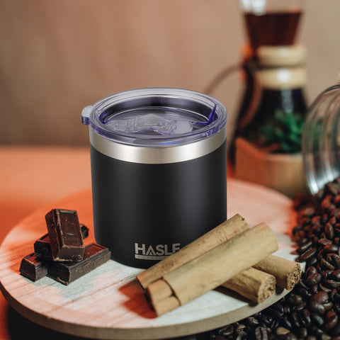 HASLE OUTFITTERS uso versátil para viaje y oficina, perfecto para café y bebidas frías.