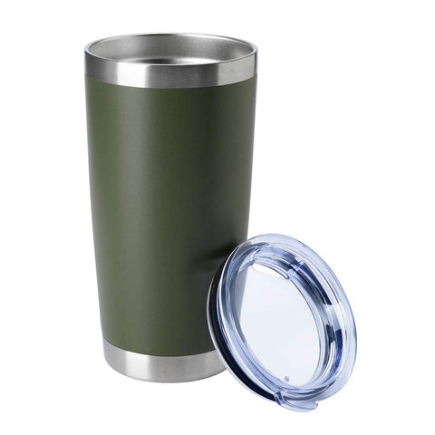 Vaso HASLE OUTFITTERS 20oz con aislamiento doble y tapa en verde oliva