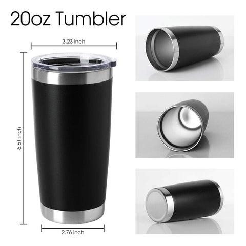 Vaso HASLE OUTFITTERS 20oz con tapa sin BPA y junta removible para limpieza.
