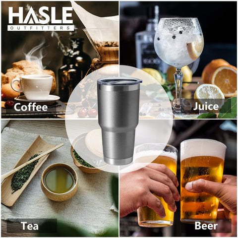 HASLE OUTFITTERS 30oz vaso térmico en portavasos: ajuste cómodo para coche y aventuras.
