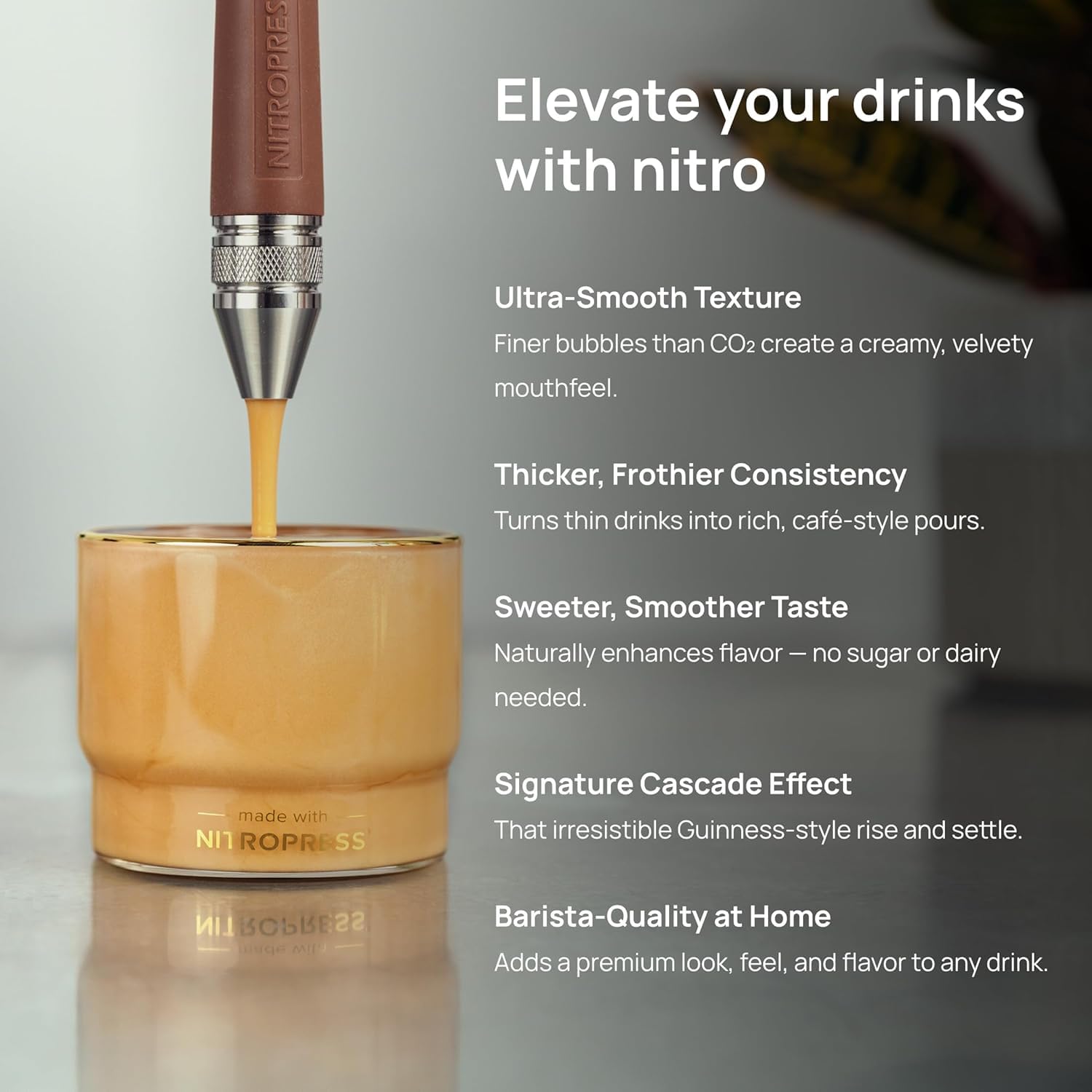 Hatfields London NitroPress: nitro para café, té y cocteles en casa
