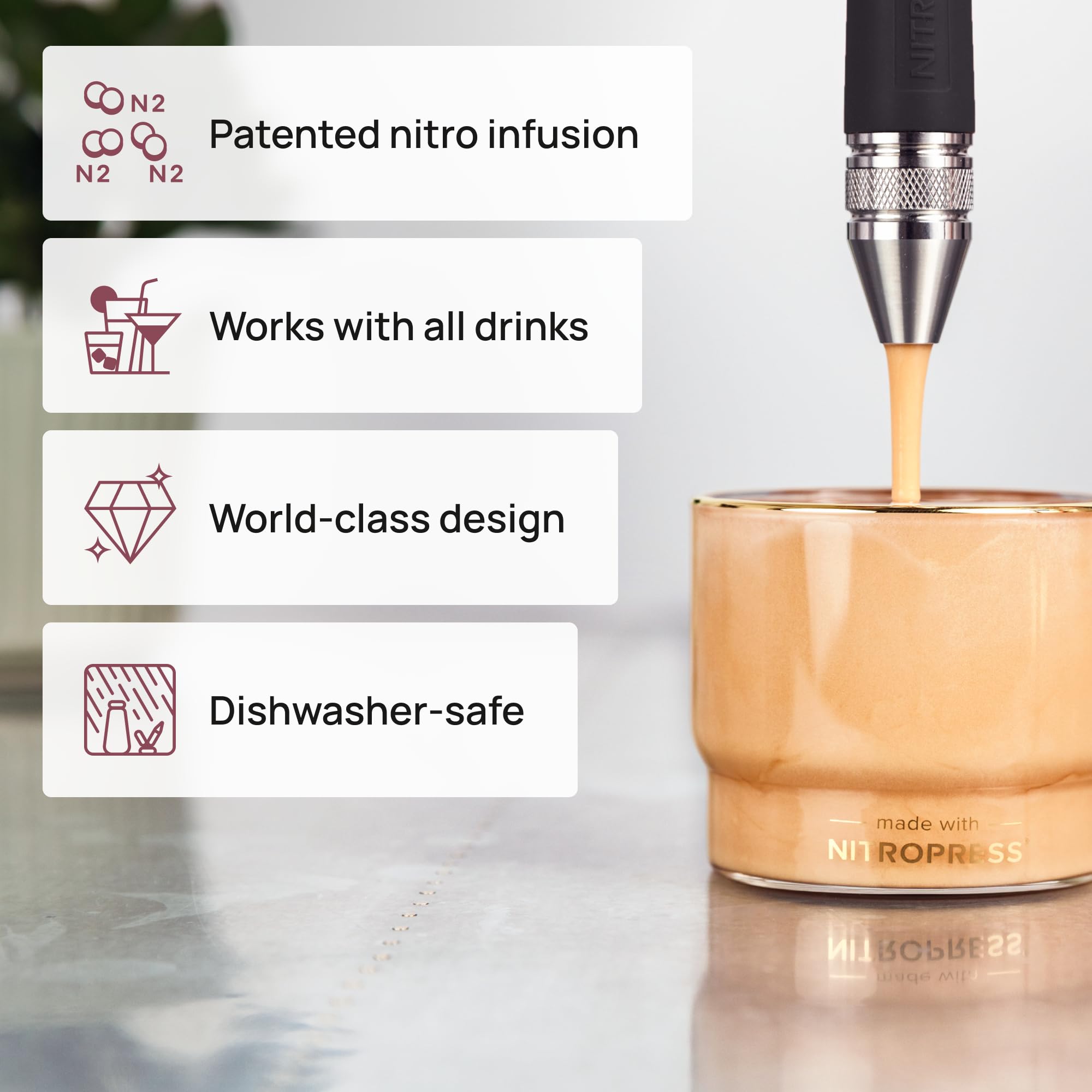 Hatfields London NitroPress: diseño compacto, perfecto para viajar.