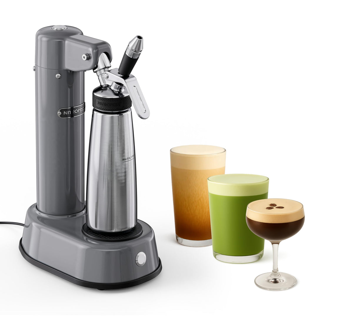 Hatfields London NitroPress DS: café nitro con cascada cremosa en casa