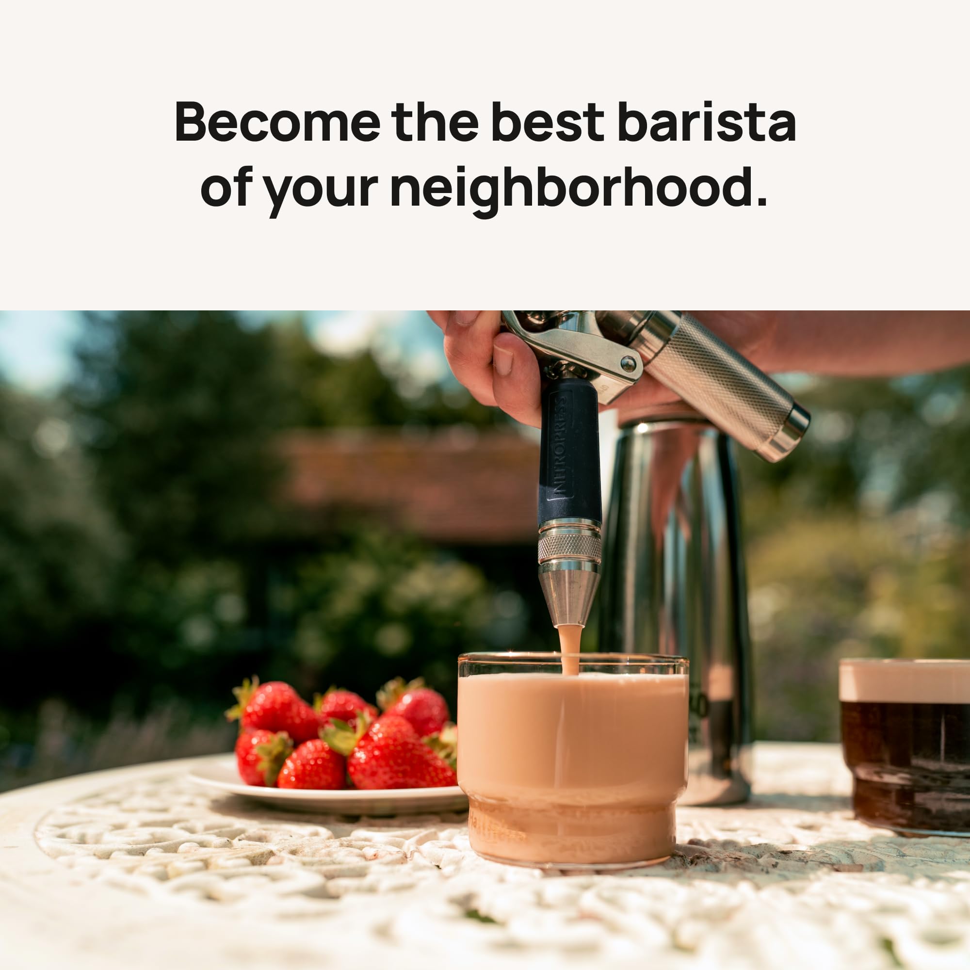 Hatfields London NitroPress: té con nitro para bebidas aromáticas y refrescantes.