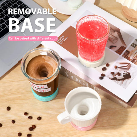 Base desmontable facilita la limpieza de la taza automezcladora Hatisan.