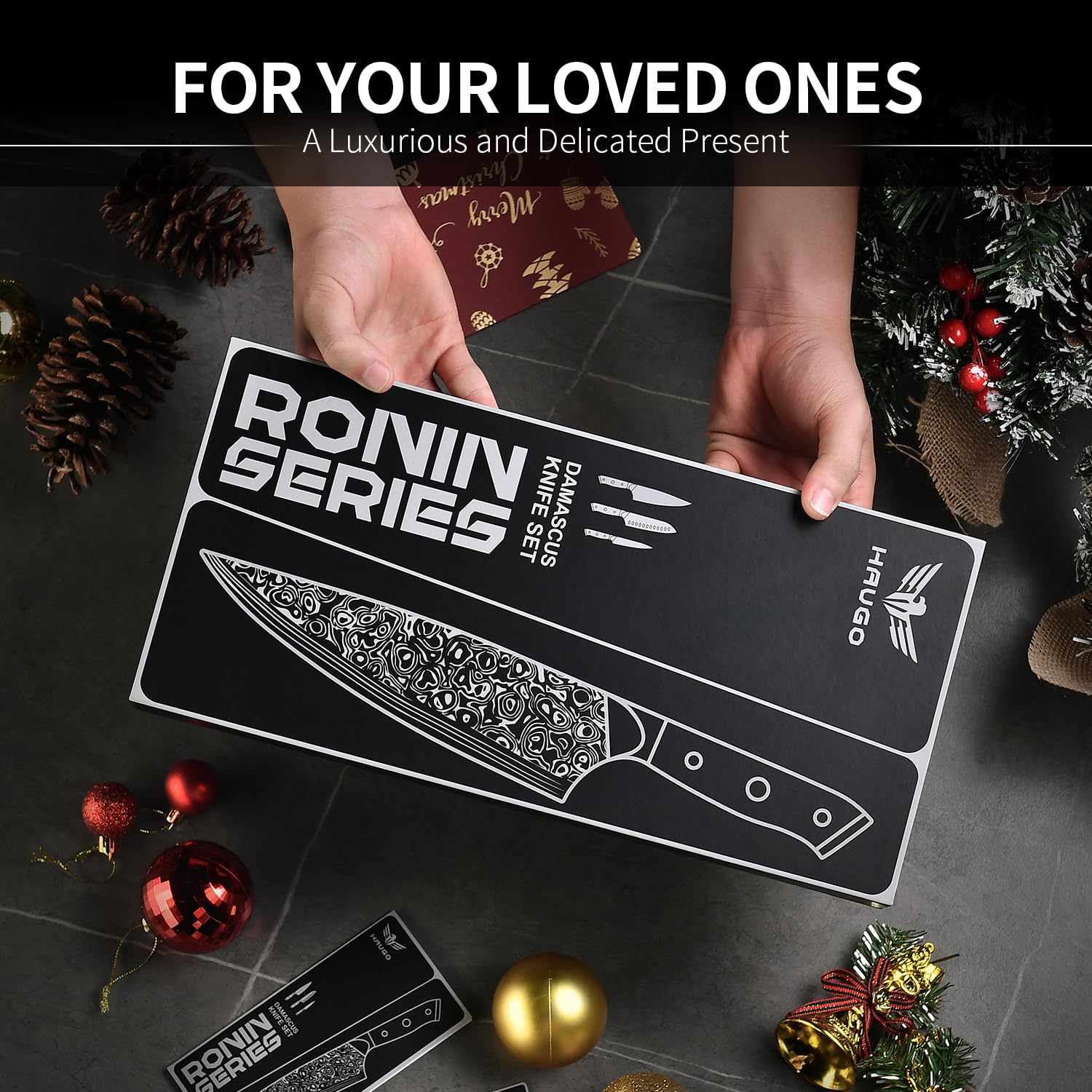 Caja regalo premium Haugo, presentación elegante para obsequios