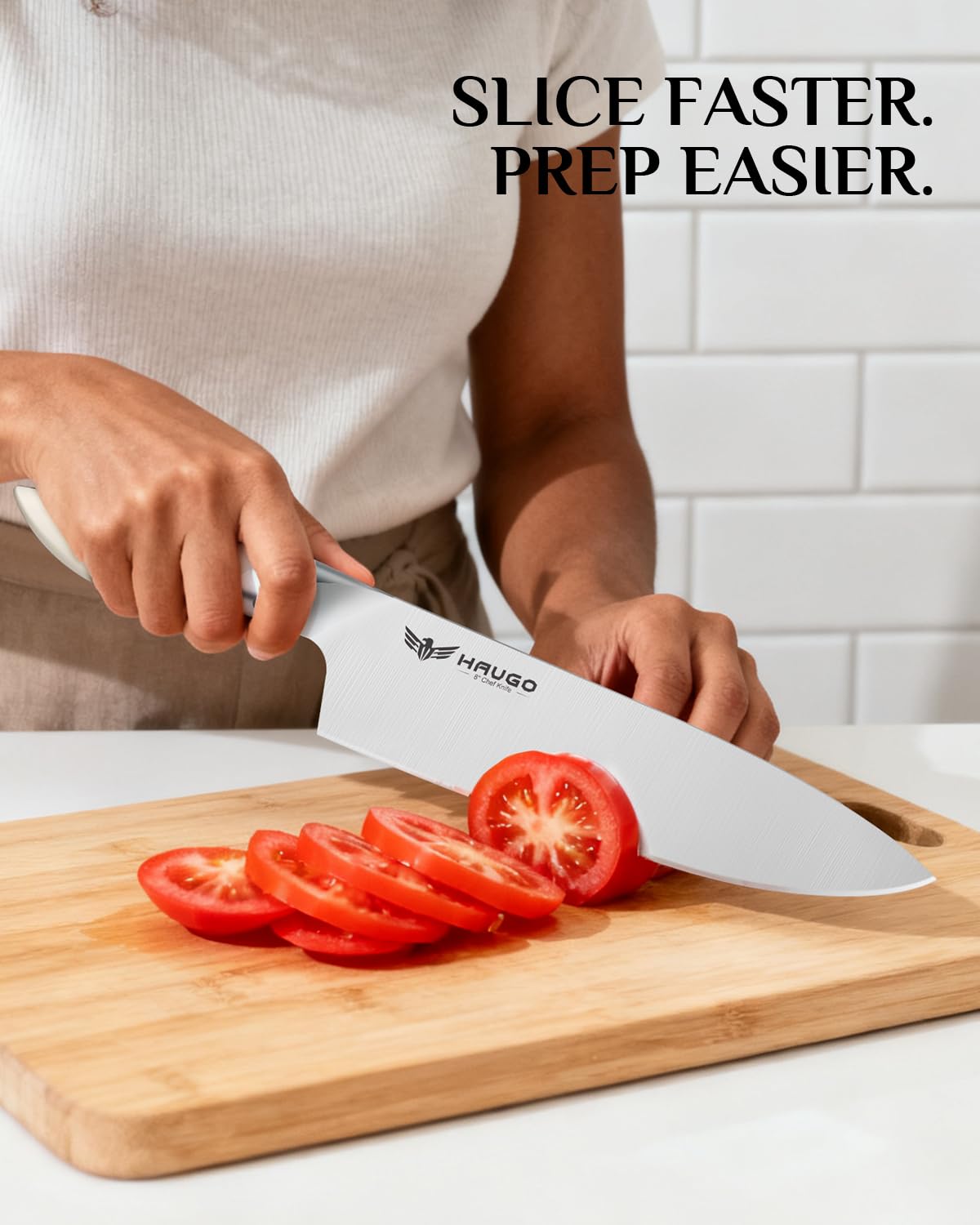 Cuchillo pelador Haugo 3.5 pulgadas, precisión para pelar.