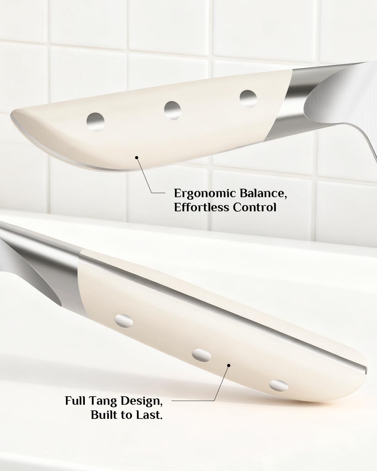 Cuchillo utilidad Haugo 5 pulgadas, ideal para verduras y frutas.
