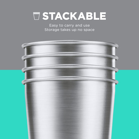 Vaso HAUSHOF para camping: ligero y práctico para llevar.