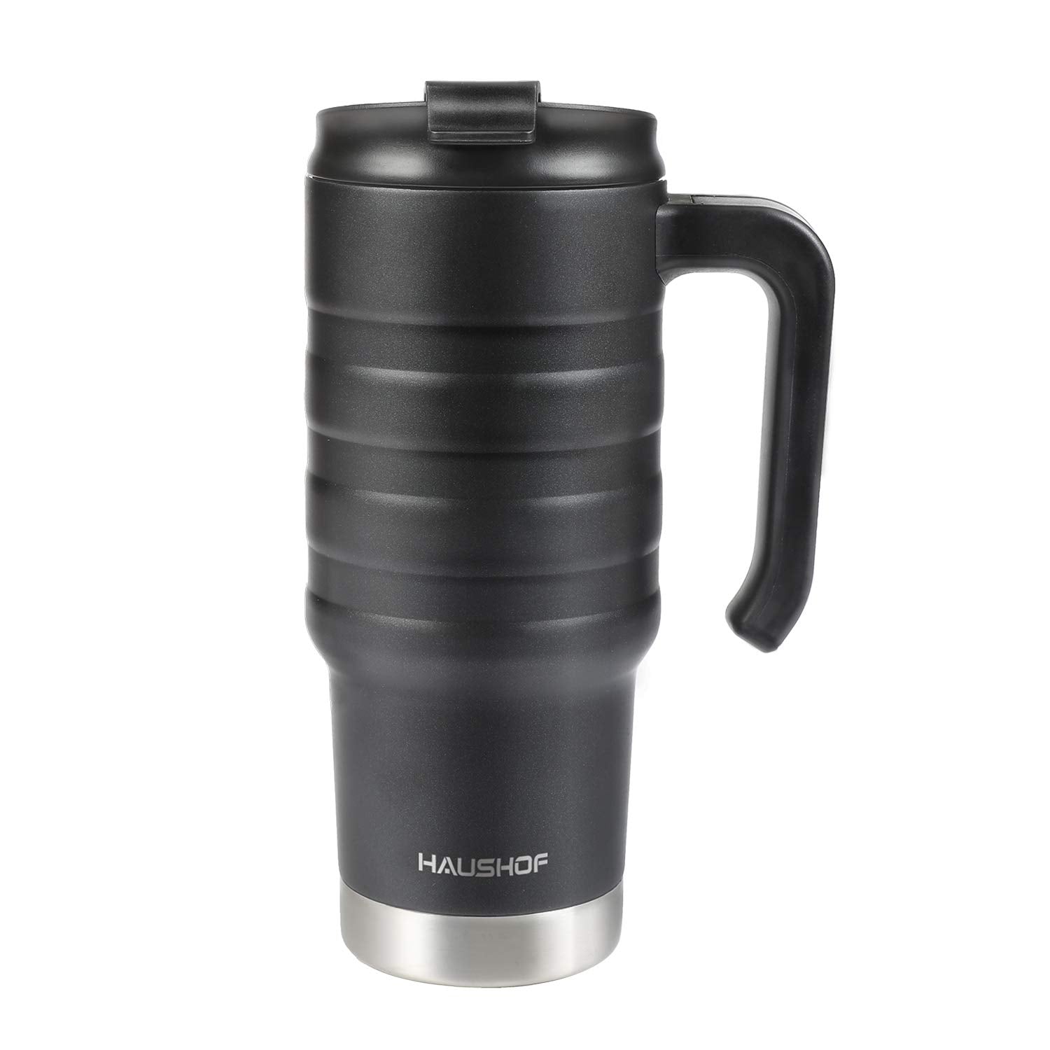 HAUSHOF taza de viaje con aislamiento de doble pared mantiene bebidas frías o calientes por horas.