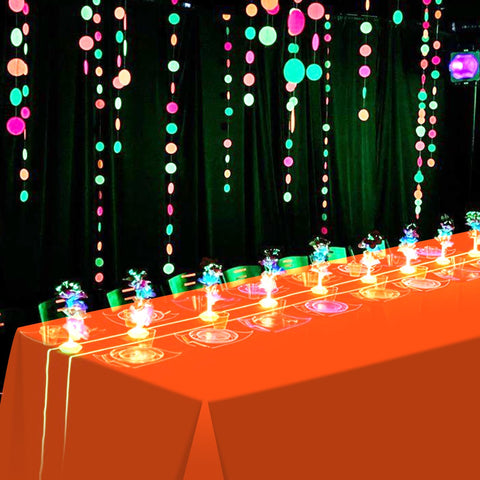 Limpieza rápida tras la fiesta Hauwellter mantel neon desechable