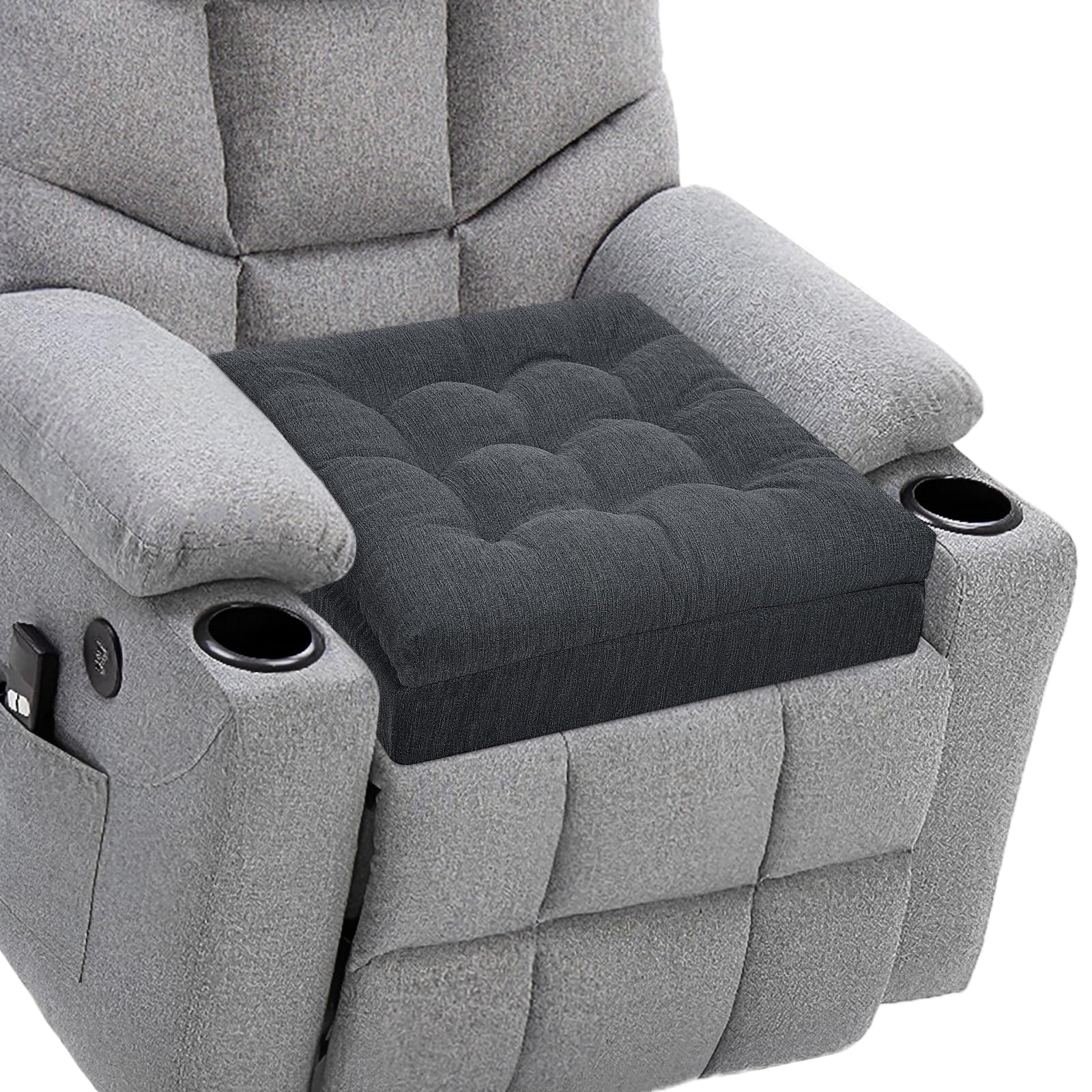 HAVARGO elevacion-asiento: cojín reclinador que facilita levantarse del sillón.