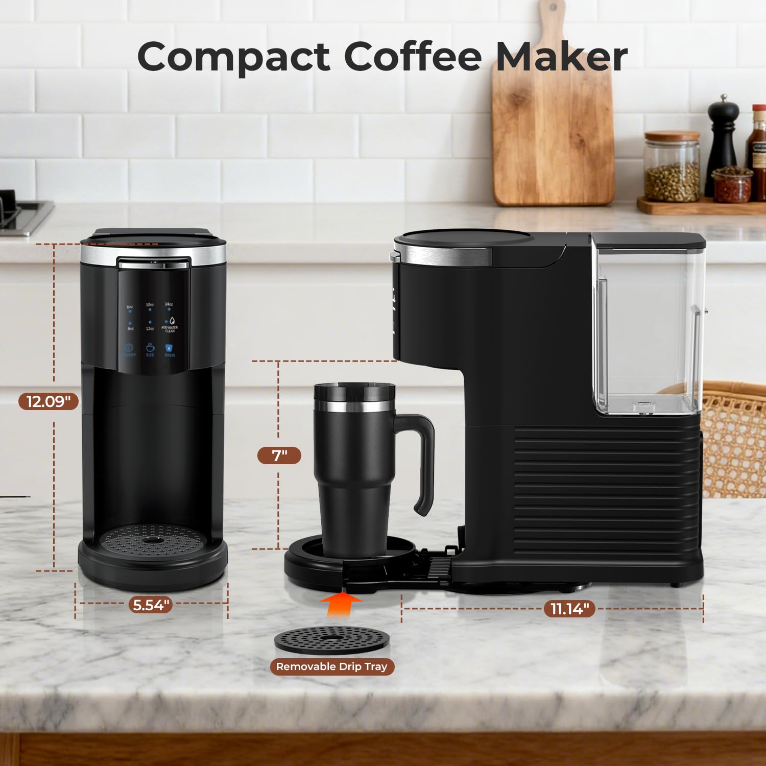 Havato uso ergonómico en cocinas pequeñas para un café rápido