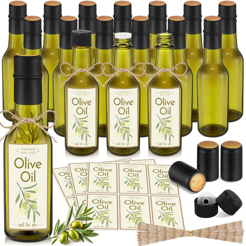 Botellas Havawish de vidrio para aceite de oliva de 5 oz, perfectas para la mesa.