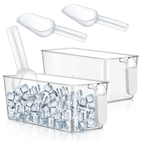 Havawish contenedor hielo con asa deslizante, acceso rápido para servir bebidas.