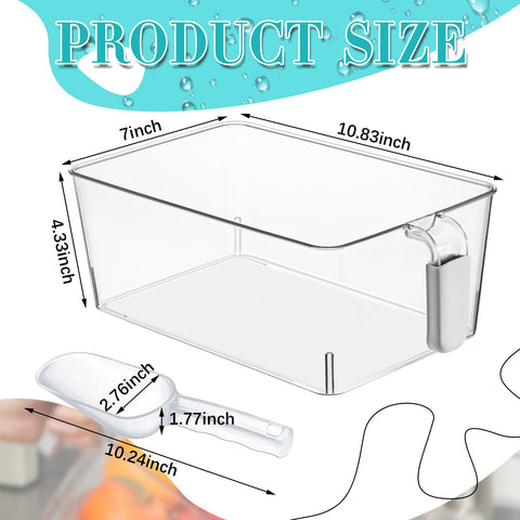 Havawish contenedor hielo, asa de silicona para manejo cómodo.