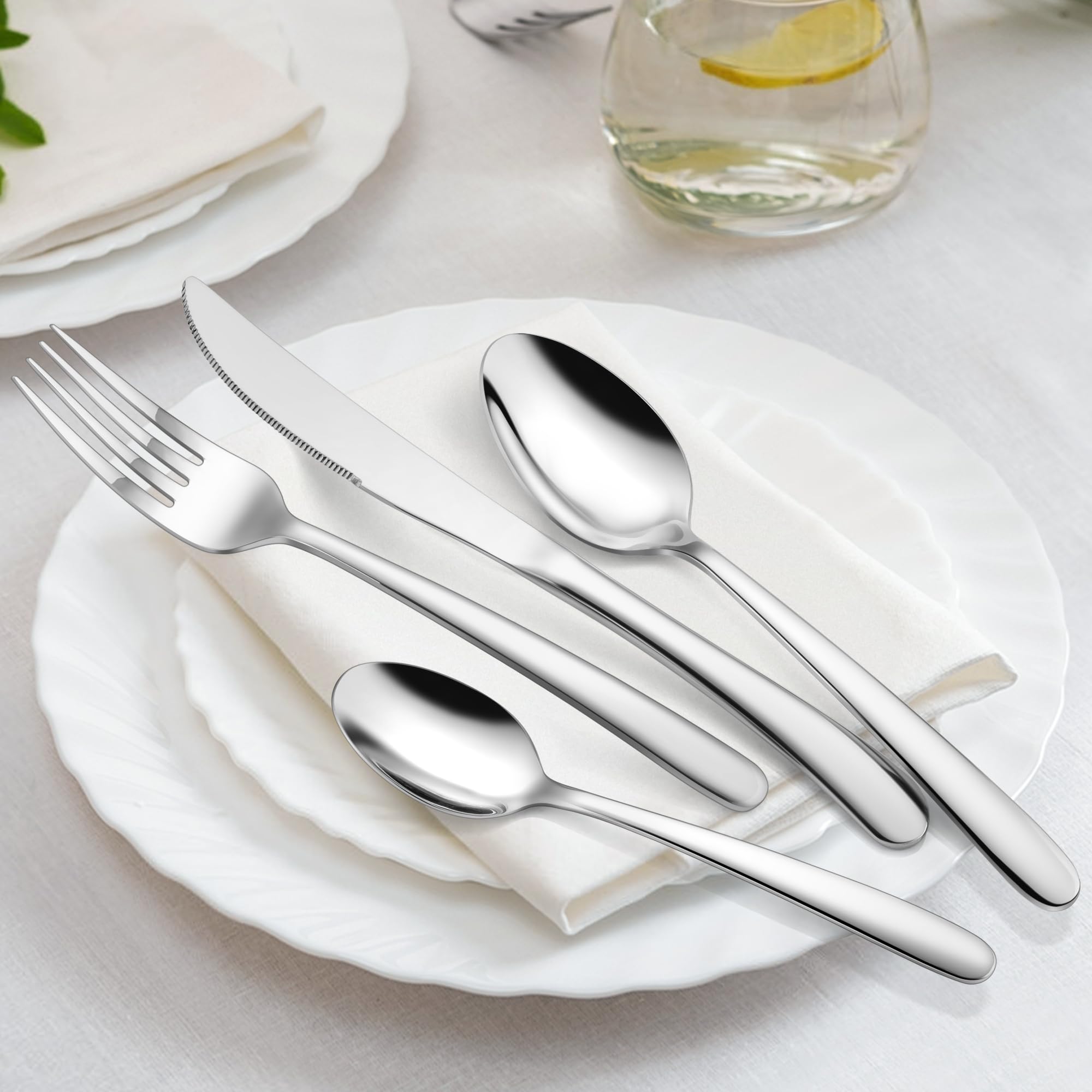 HaWARE cubiertos aptos para lavavajillas, limpieza rápida.