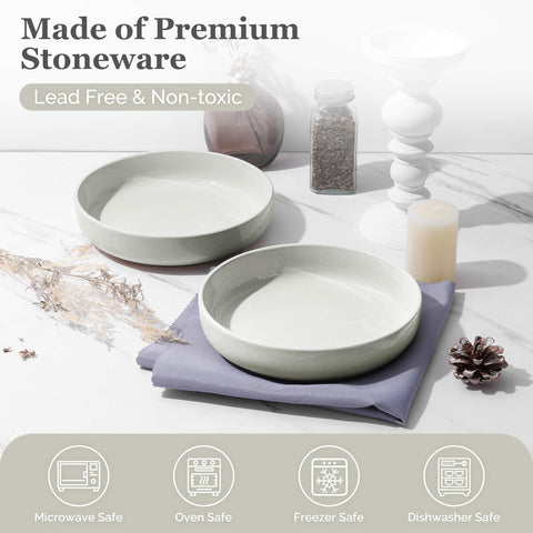 HaWare cuencos para pasta 33oz, diseño amplio y estable.