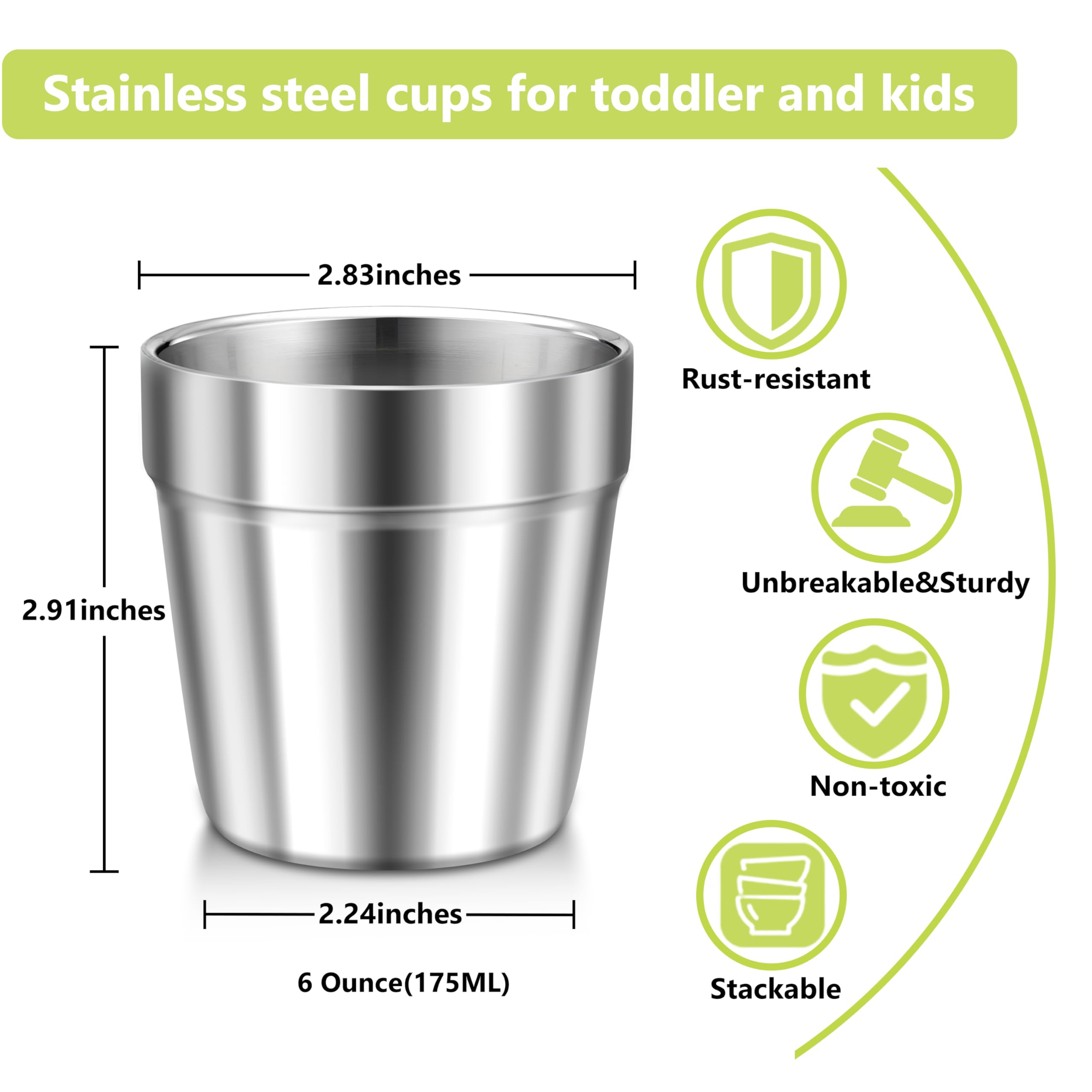 HaWare vaso con doble pared para aislamiento mantiene bebidas estable y protege las manos.