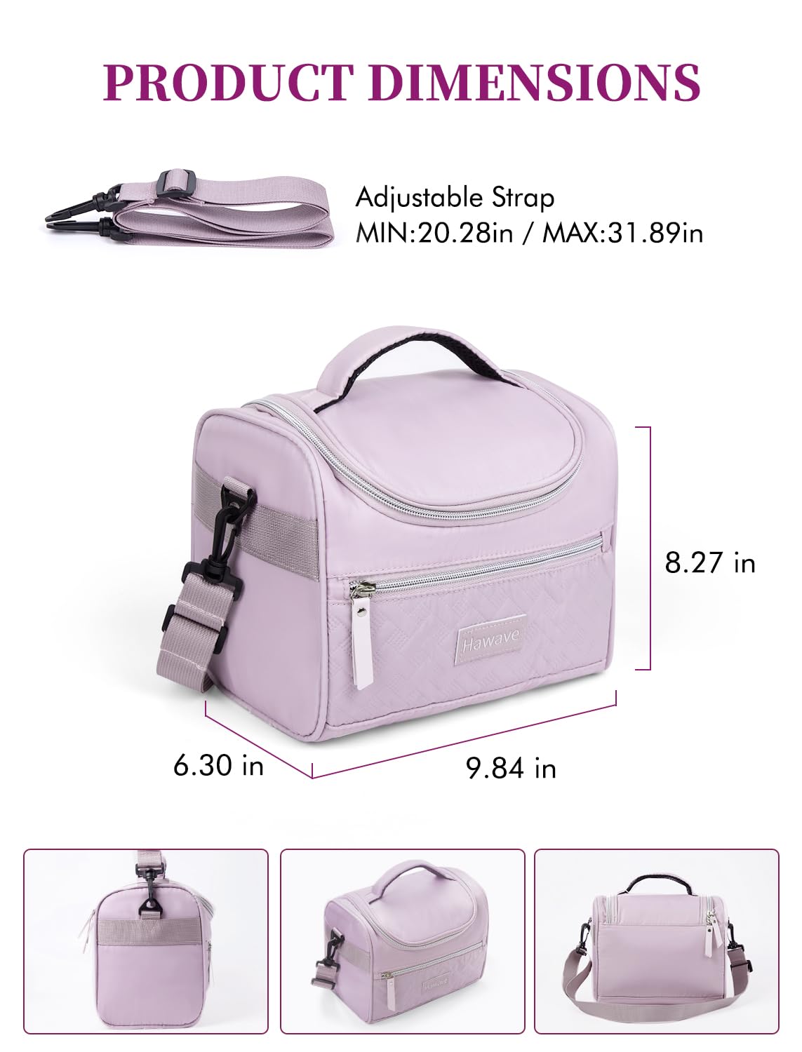 Hawave diseño ligero ideal para trabajo, viaje o picnic.