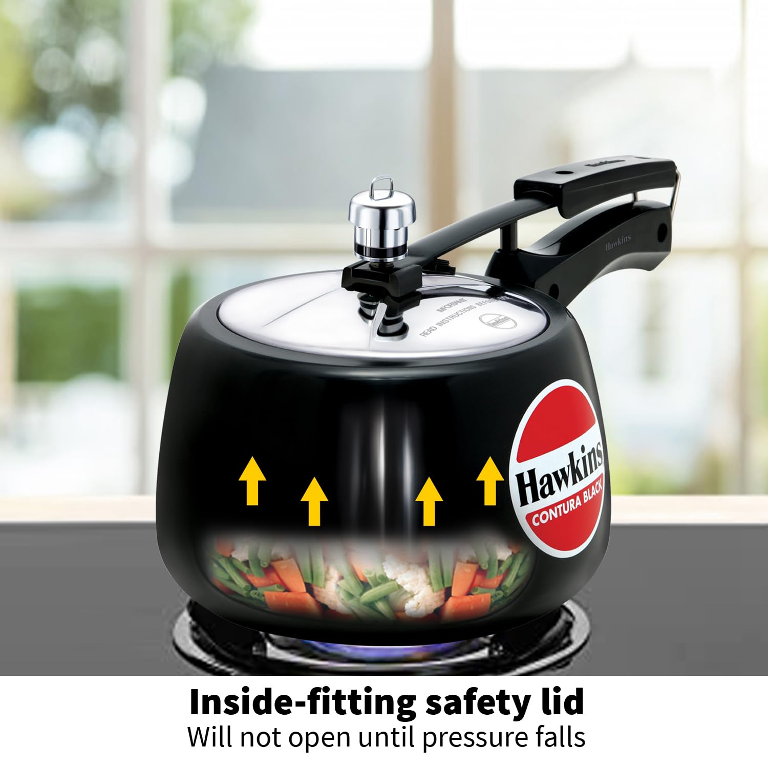 Base de alto rendimiento Hawkins Contura 3L para cocción uniforme.