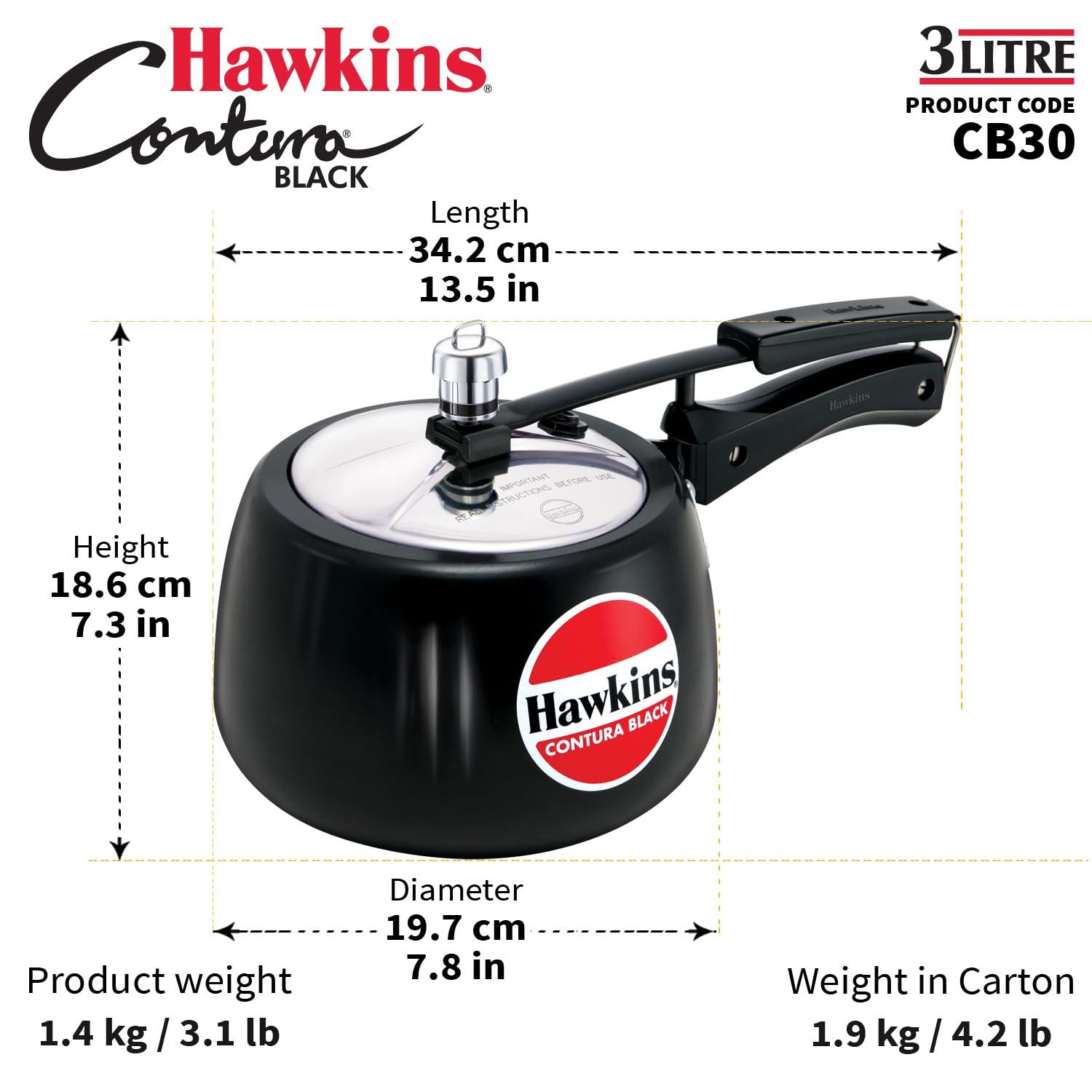 Hawkins Contura 3L para guisos y arroces en casa.