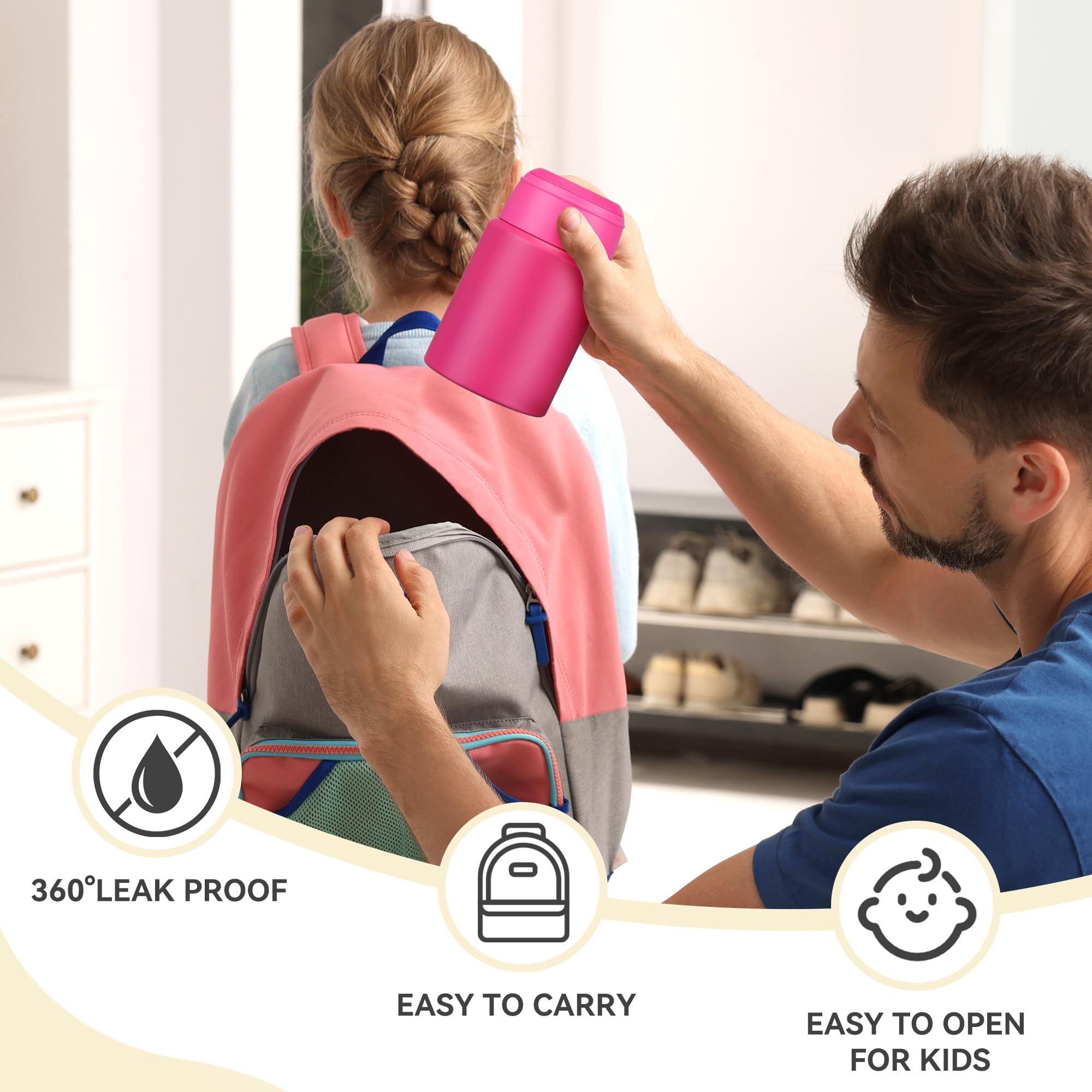 HAWEEK Sopa Termo: diseños atractivos para motivar el almuerzo.
