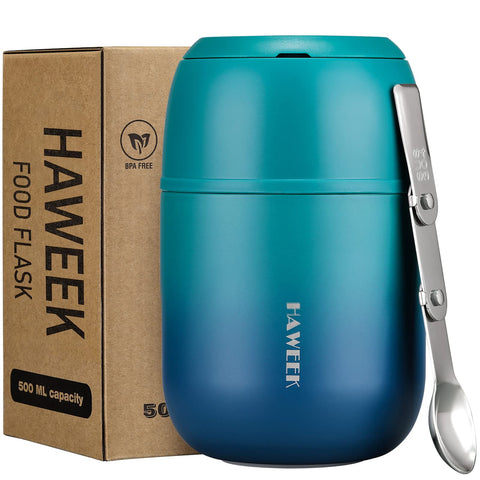 HAWEEK termo-sopa-17oz con aislamiento mantiene caliente la comida