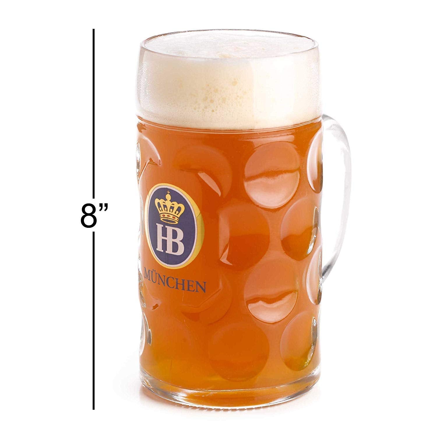 HB-101 Hofbrauhaus Munchen peso cercano a tres libras, cómodo para uso diario.