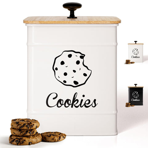 HB Design Co galletas lata con tapa hermetica para mantener frescas
