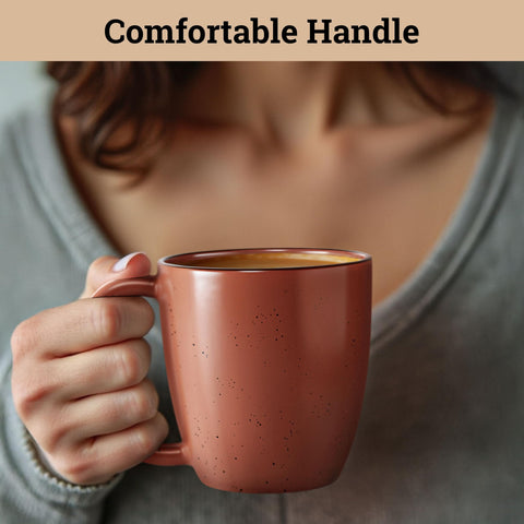 HB Design Co: taza cerámica con capacidad de 16 onzas para bebidas grandes.