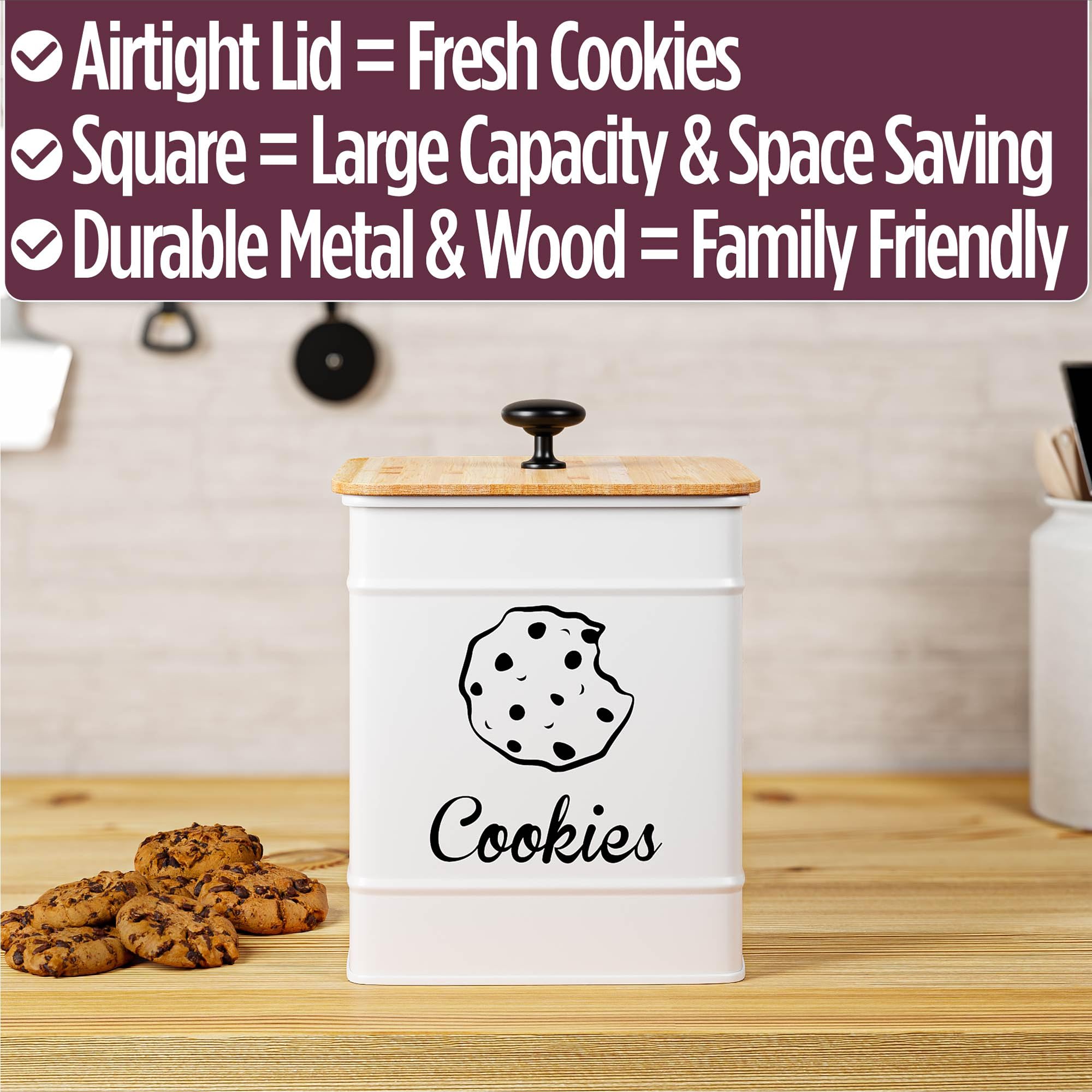 HB Design Co uso en cocina para guardar galletas y snacks