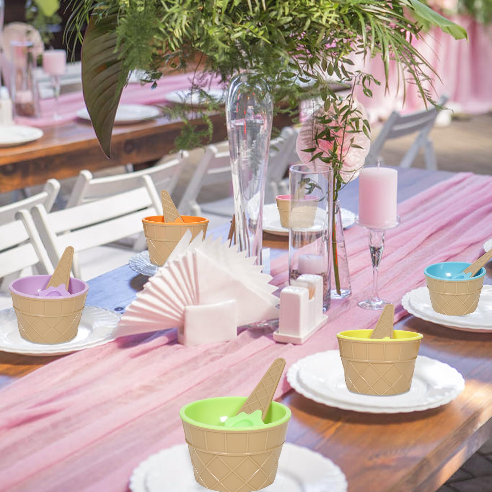 Hbaushun helados y yogur, usos versátiles para meriendas de verano.