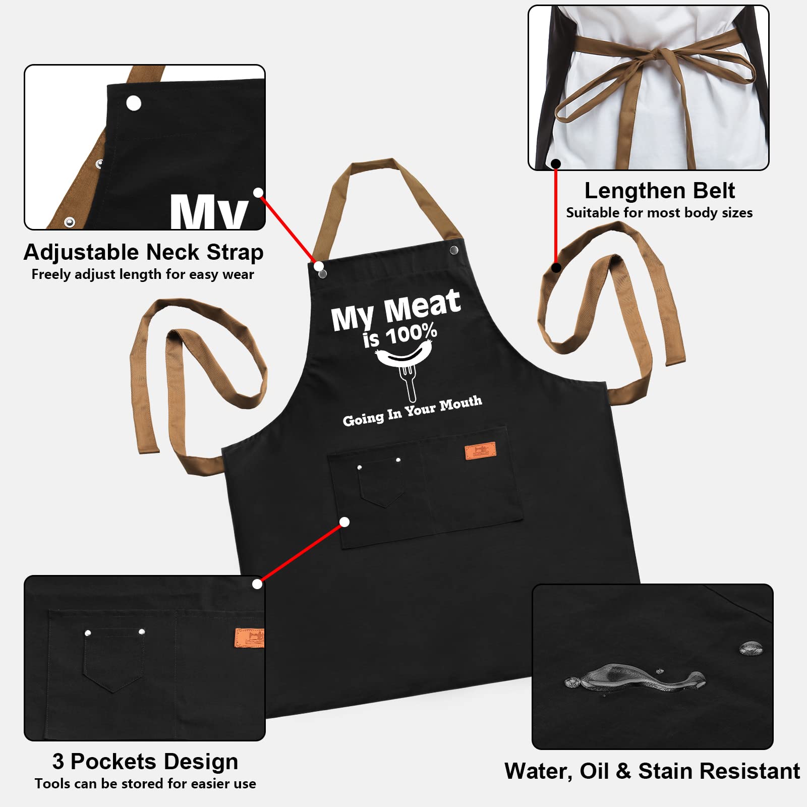 HBESTIE delantal regalo original: ideal para hombres y mujeres