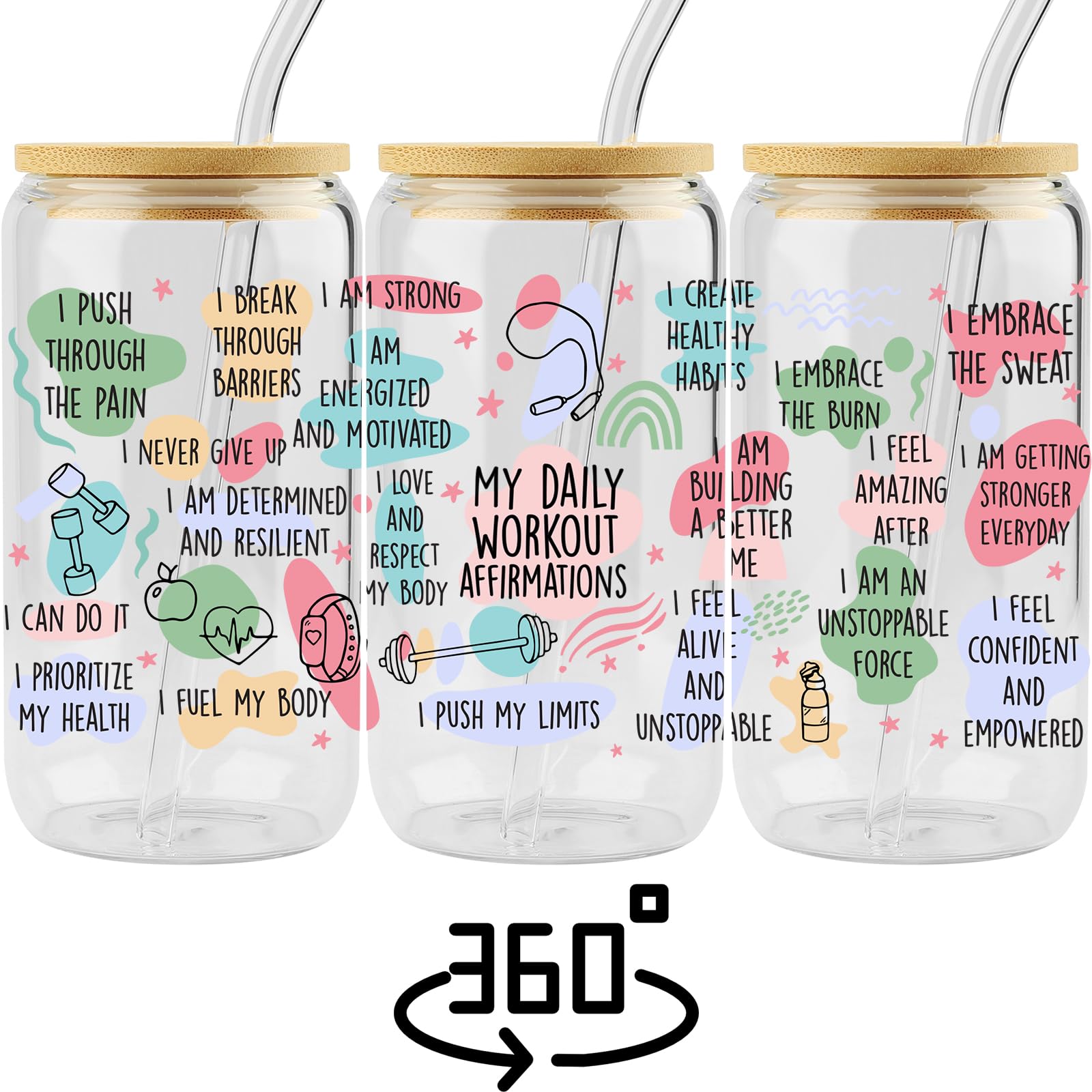 HBESTIE cristal borosilicato, diseño claro y duradero