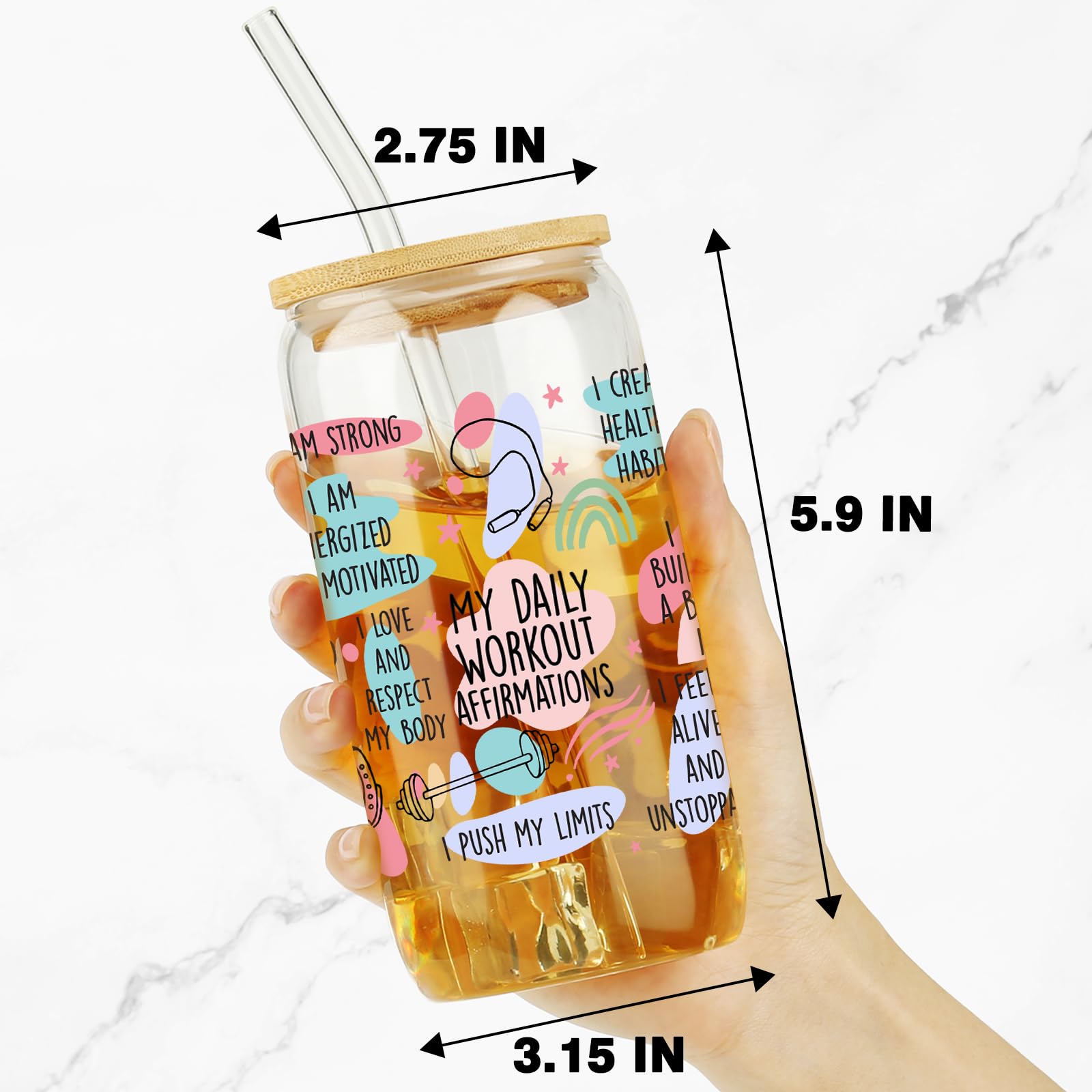 HBESTIE vaso-tumbler para bebidas diarias, práctico y limpio
